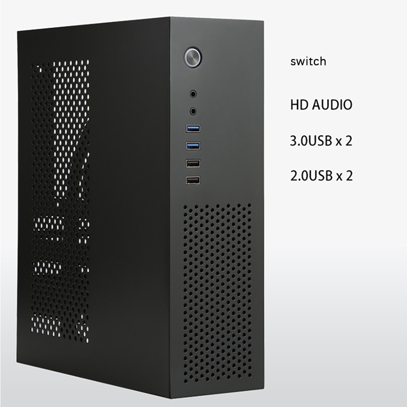 SKTC A10 ミニデスクトップHTPCコンピューターケー - Computer Case のレビューと価格